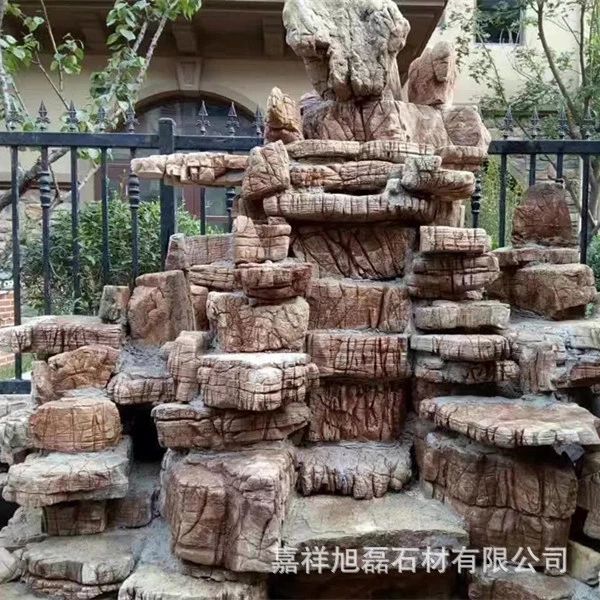 流水叠石间的东方雅韵——园林庭院假山石批发之艺术与自然共生